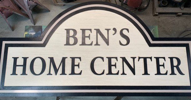 Bens Home Center Dimensional Sign