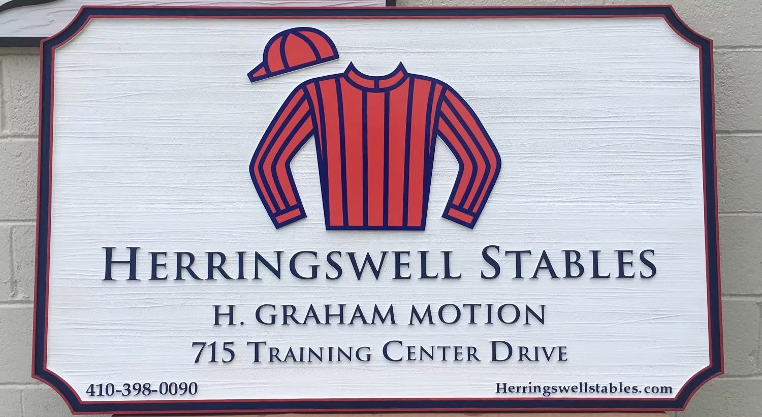 Herringswell Stables Custom Farm Sign