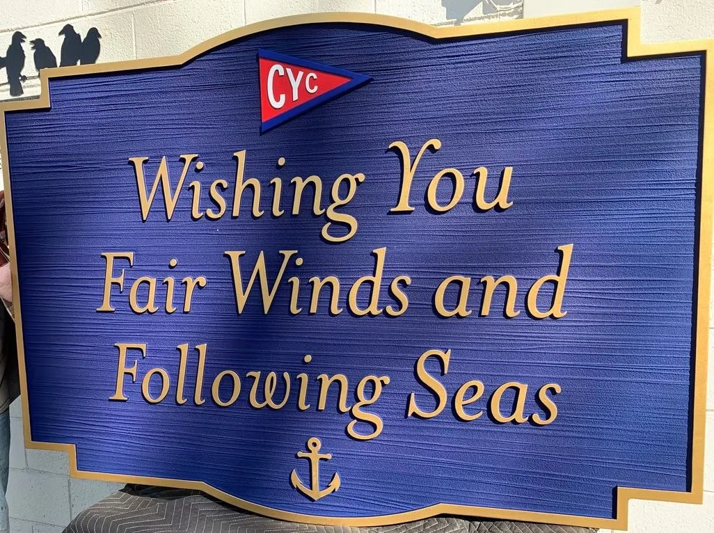 Custom Dimensional Sailing Club Sign