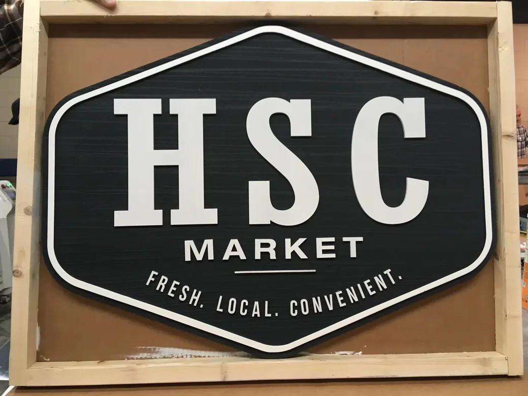 HSC Market Custom Business Sign