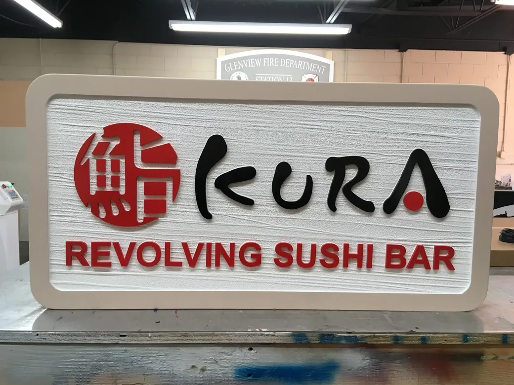 Kura Revolving Sushi Bar Dimensional Sign