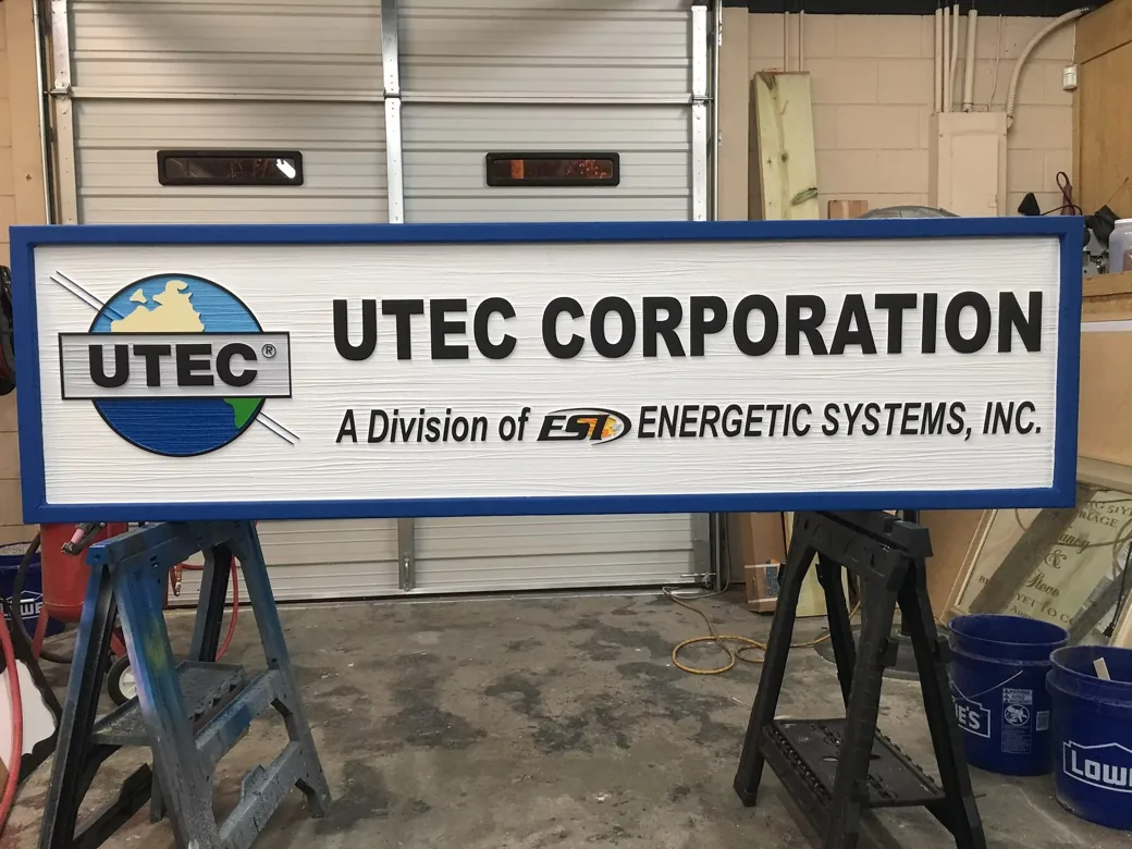 UTEC Corporation Industrial Identification Sign